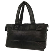 Chanel Black Calfskin Coco Cocoon Tote Handbag AQ00263