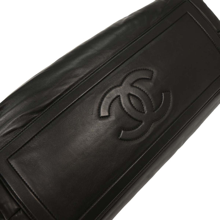 Chanel Black Calfskin Coco Cocoon Tote Handbag AQ00263