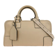 Loewe Beige Leather Amazona 28 2way Handbag 471610 AQ00264
