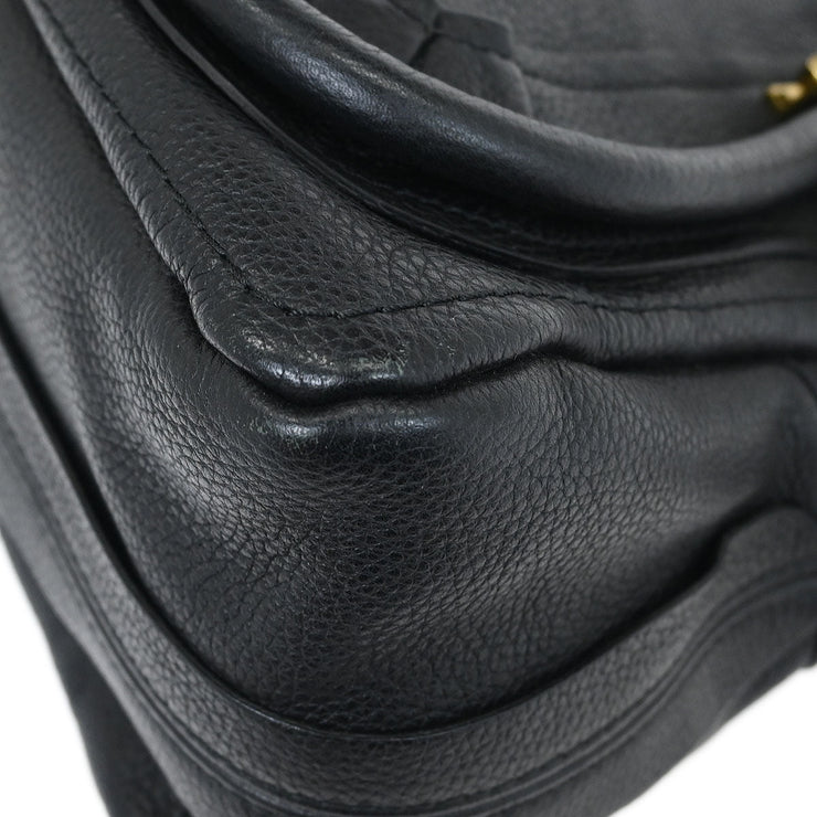 Chloe Black Paraty 2way Handbag 01-13-50-65 AQ00265