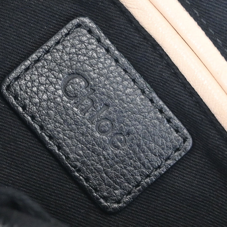 Chloe Black Paraty 2way Handbag 01-13-50-65 AQ00265