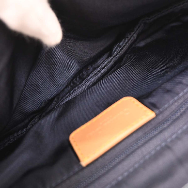 Christian Dior Navy Denim Double Saddle Handbag RU0012 AQ00267