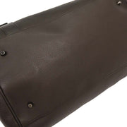 Prada Dark Brown Leather Handbag AQ00268