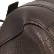 Prada Dark Brown Leather Handbag AQ00268