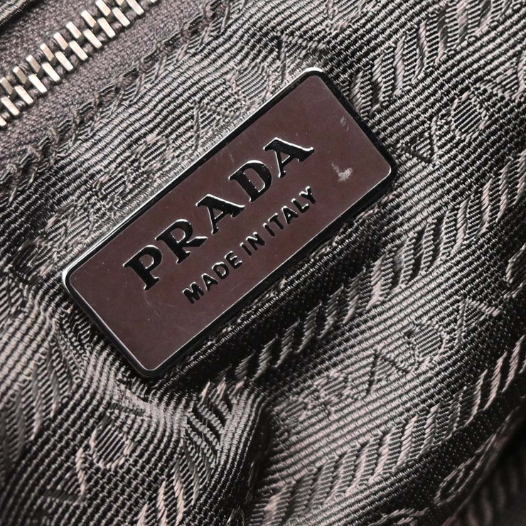 Prada Dark Brown Leather Handbag AQ00268