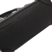 Celine Black Leather Nano Luggage Tote Bag S-AI-4177 S-CU-5107 AQ00269