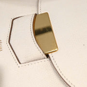Celine White Leather Shoulder Bag F-BN-1176 AQ00270