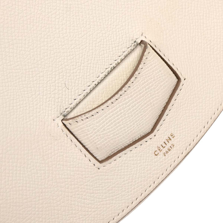 Celine White Leather Shoulder Bag F-BN-1176 AQ00270
