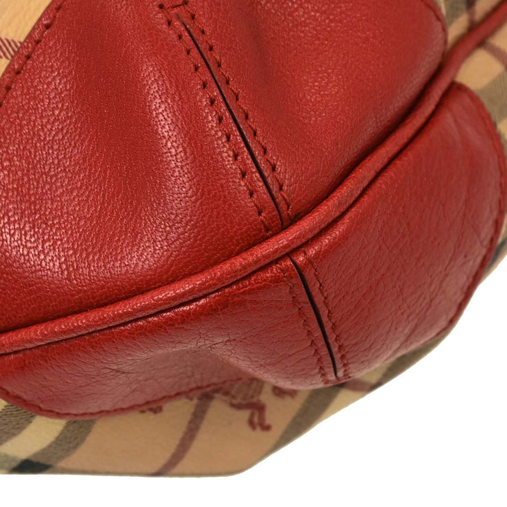 Burberry Beige Red House Check Handbag ITPELIL146SANT AQ00271