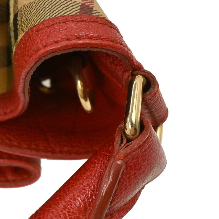 Burberry Beige Red House Check Handbag ITPELIL146SANT AQ00271