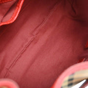 Burberry Beige Red House Check Handbag ITPELIL146SANT AQ00271