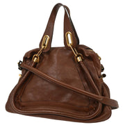 Chloe Brown Paraty 2way Handbag 041056-09 121748 AQ00272