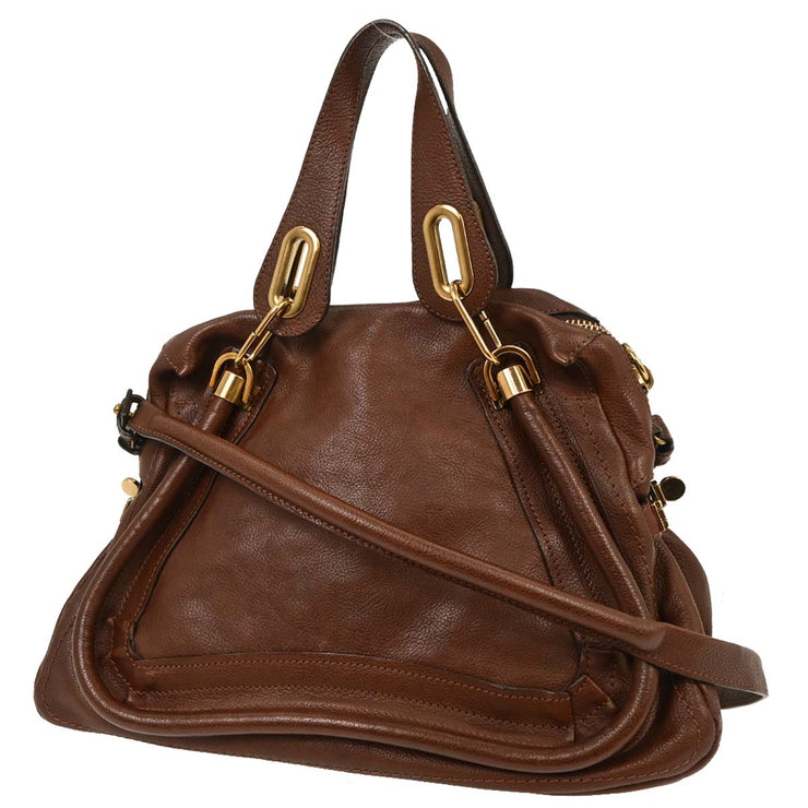 Chloe Brown Paraty 2way Handbag 041056-09 121748 AQ00272