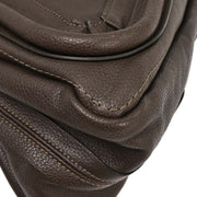 Chloe Dark Brown Paraty 2way Handbag 01-12-50-65 AQ00273