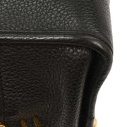 Loewe Purple Black Wool Amazona 36 Handbag 051006 AQ00275