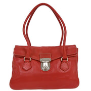 Prada Red Leather Handbag 31/24 AQ00277