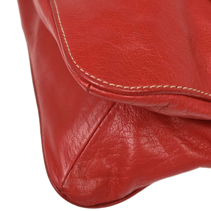 Prada Red Leather Handbag 31/24 AQ00277
