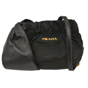 Prada Black Nylon Shoulder Bag 110 AQ00279