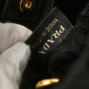 Prada Black Nylon Shoulder Bag 110 AQ00279