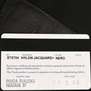 Prada Black Nylon Shoulder Bag 110 AQ00279