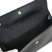 Chanel Black Calfskin Long Wallet Purse AQ00281