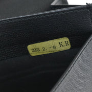 Chanel Black Calfskin Long Wallet Purse AQ00281