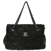 Chanel Black Calfskin Ultra Stitch Tote Bag AQ00282