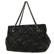 Chanel Black Calfskin Ultra Stitch Tote Bag AQ00282