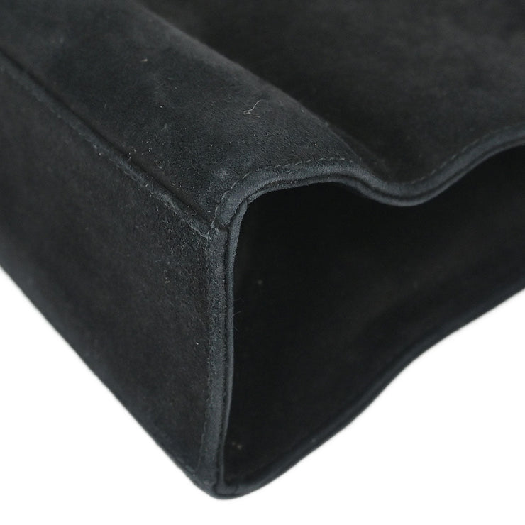 Chanel Black Suede Handbag AQ00283