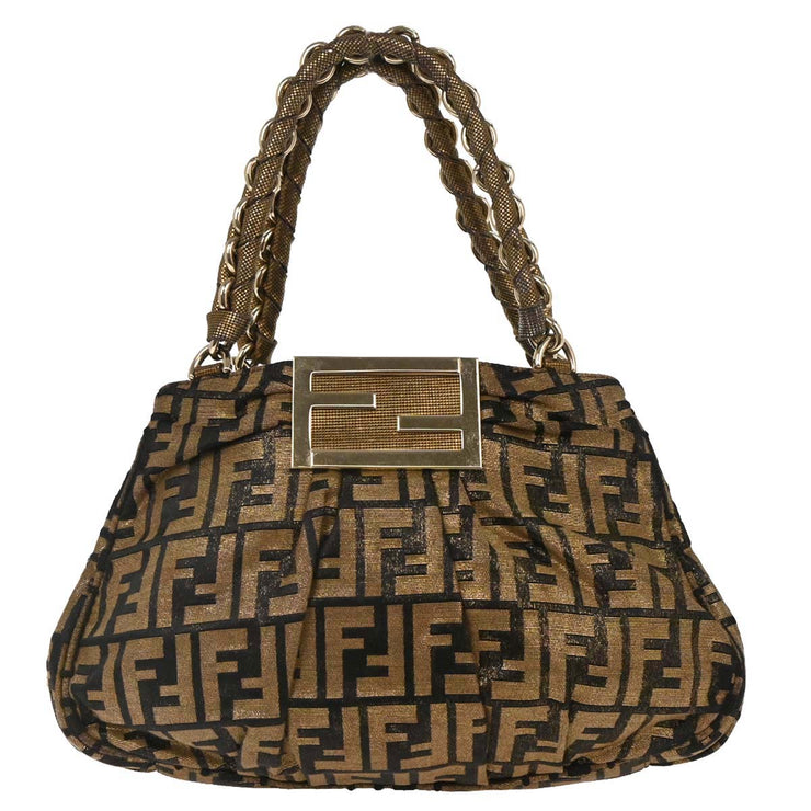 Fendi Gold Zucca Handbag 2415-8BR615-DQ8-109 AQ00284