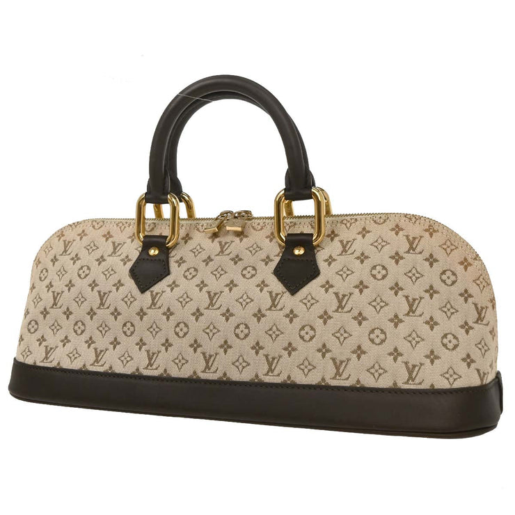 Louis Vuitton Khaki Monogram Mini Alma Long Handbag M92206 AR1001 AQ00285