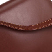 Cartier Bordeaux Leather Shoulder Bag AQ00286