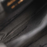Salvatore Ferragamo Black Suede Gancini 2way Handbag AQ-21 8658 AQ00287