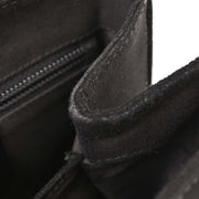 Salvatore Ferragamo Black Suede Gancini 2way Handbag AQ-21 8658 AQ00287
