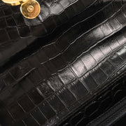 Salvatore Ferragamo Black Gancini Shoulder Bag AQ215716 AQ00290