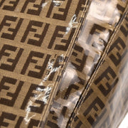 Fendi Brown PVC Zucchino Mamma Baguette Handbag 2305.26325.018 AQ00297