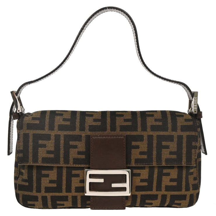 Fendi Brown Zucca Baguette Handbag 2321.26424.089 AQ00298