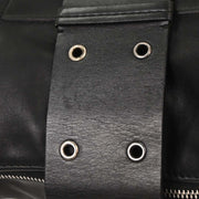 Christian Dior Black Leather Street Chic Shoulder Bag 03BM-0023 AQ00300