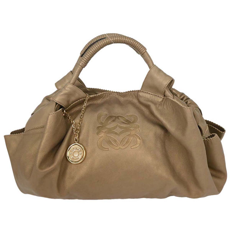 Loewe Gold Lambskin Nappa Aire Tote Handbag 261008 AQ00302