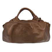 Loewe Brown Lambskin Nappa Aire Tote Handbag 010710 AQ00303