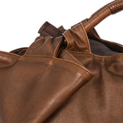 Loewe Brown Lambskin Nappa Aire Tote Handbag 010710 AQ00303