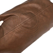 Loewe Brown Lambskin Nappa Aire Tote Handbag 010710 AQ00303