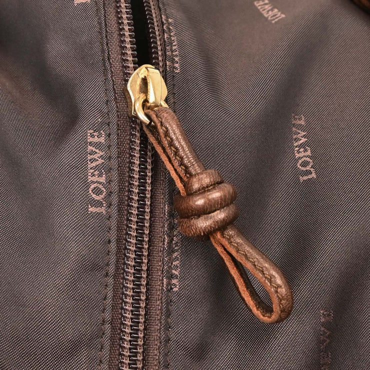 Loewe Brown Lambskin Nappa Aire Tote Handbag 010710 AQ00303