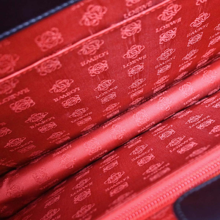 Loewe Black Leather Handbag L18 AQ00304