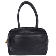 Loewe Navy Leather Handbag AQ00305