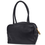 Loewe Navy Leather Handbag AQ00305