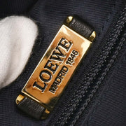 Loewe Navy Leather Handbag AQ00305