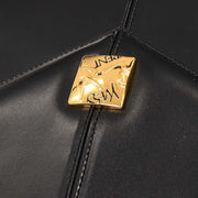 Yves Saint Laurent Black Leather Handbag AQ00306