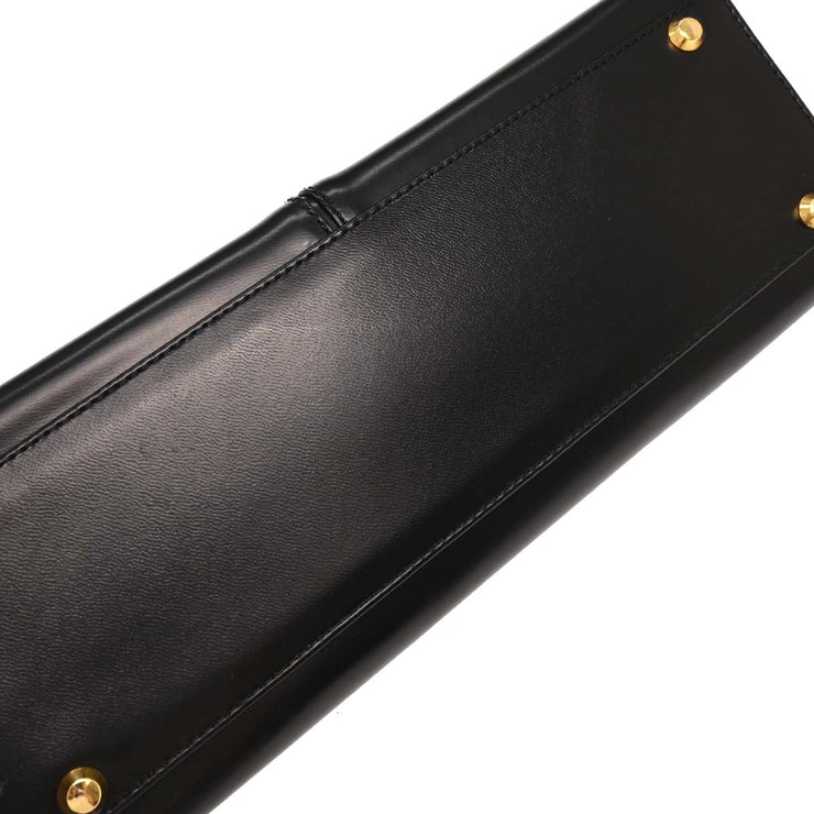 Yves Saint Laurent Black Leather Handbag AQ00306