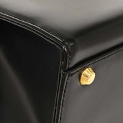 Yves Saint Laurent Black Leather Handbag AQ00306